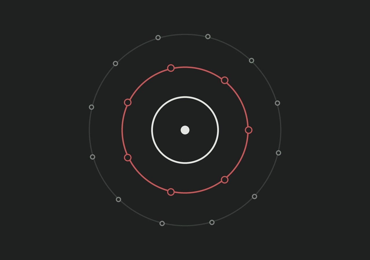 Three widening rings, with more participants joining at each one