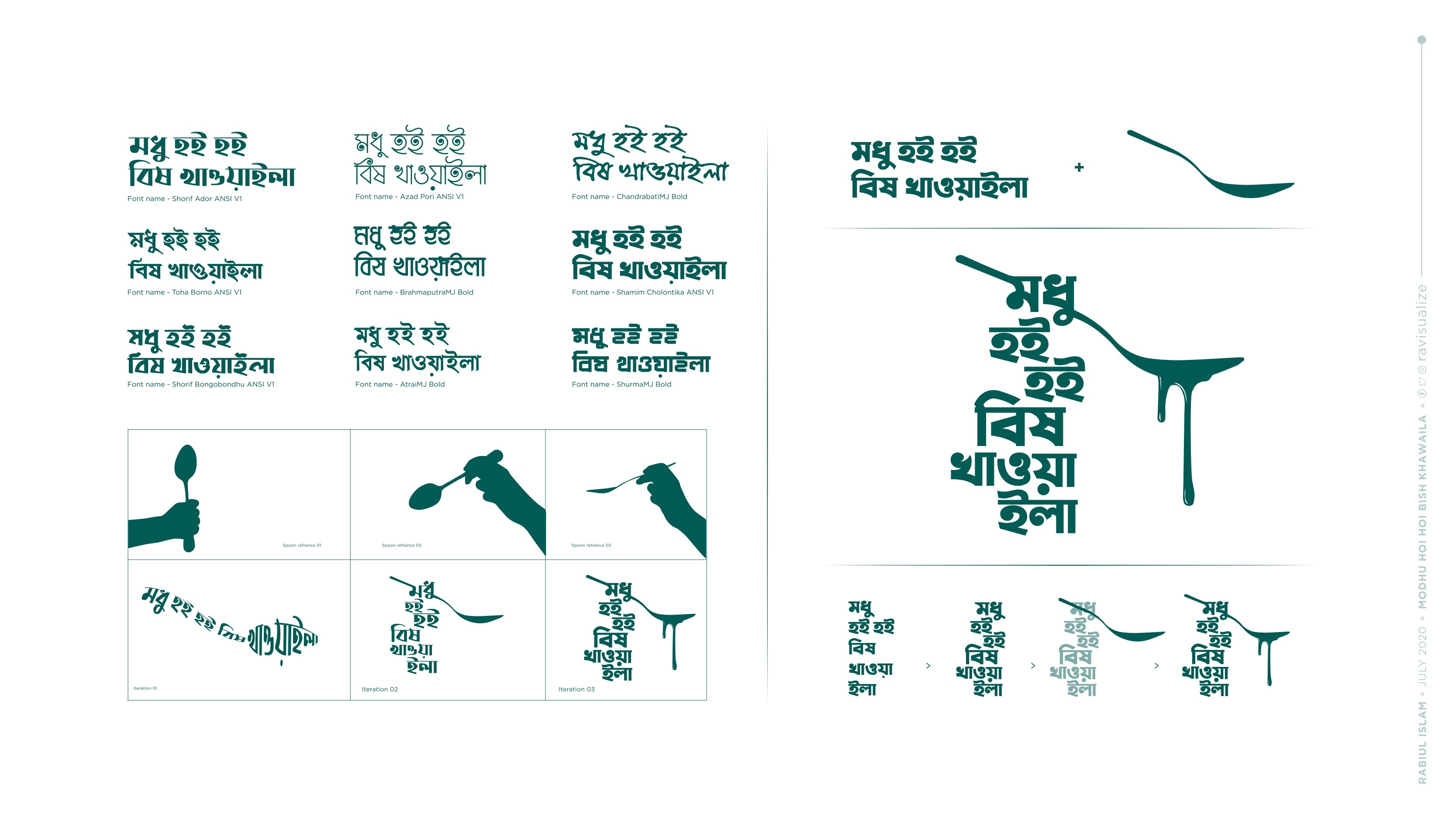 Poster series, applied