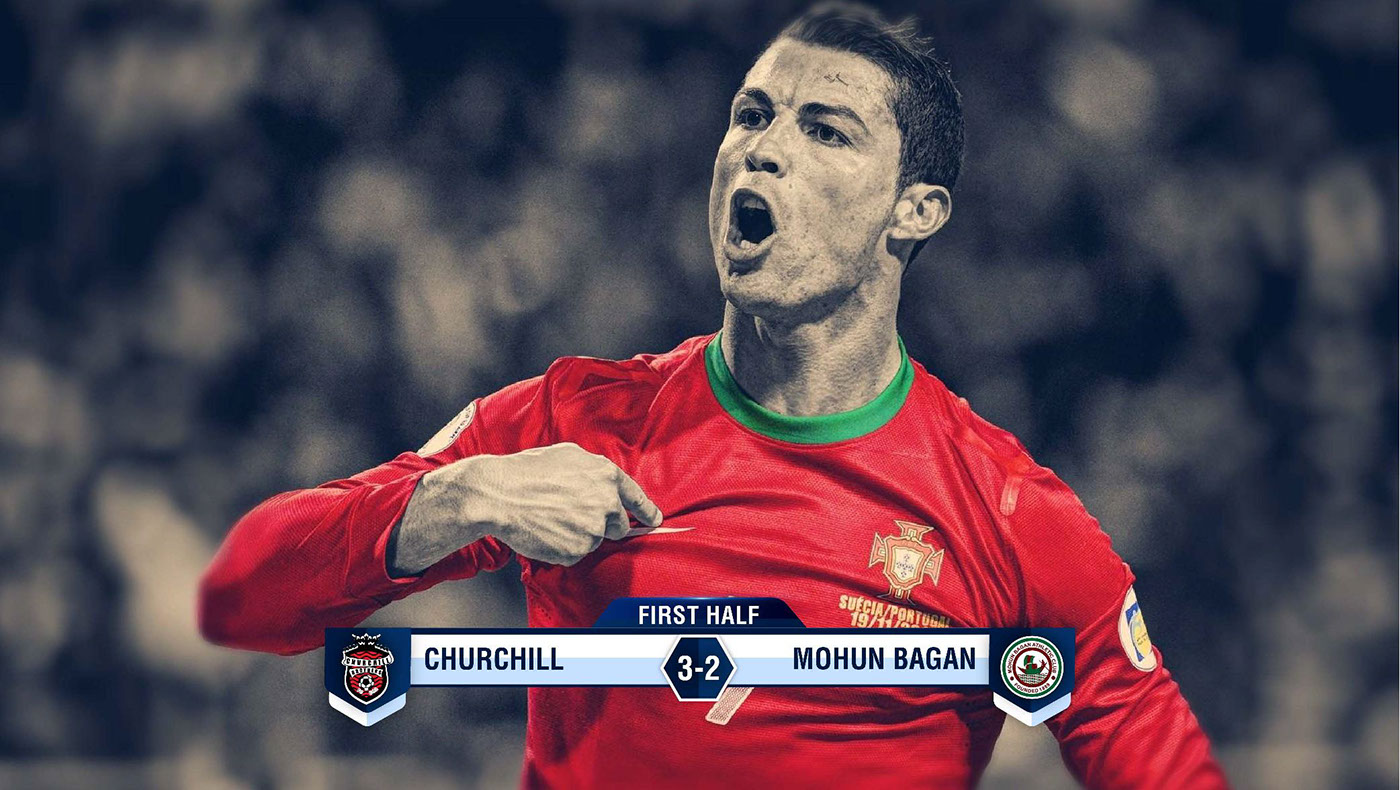 Hero I-League broadcast graphics, image 2