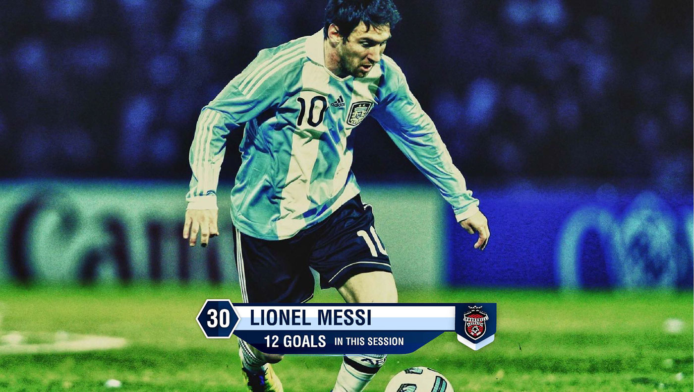Hero I-League broadcast graphics, image 3