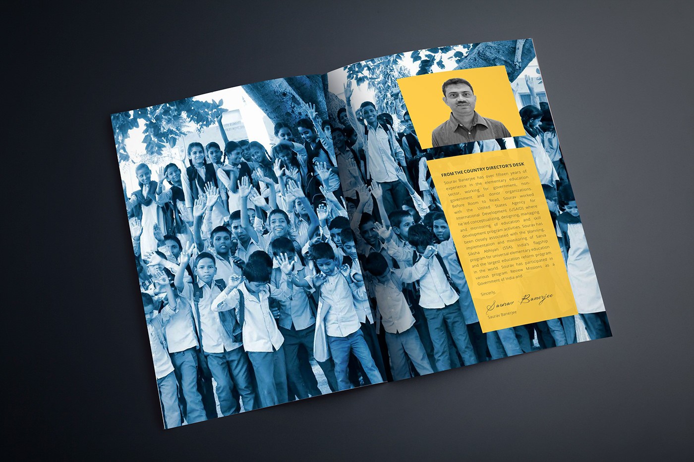 Room to Read annual report and GEP brochure, image 2