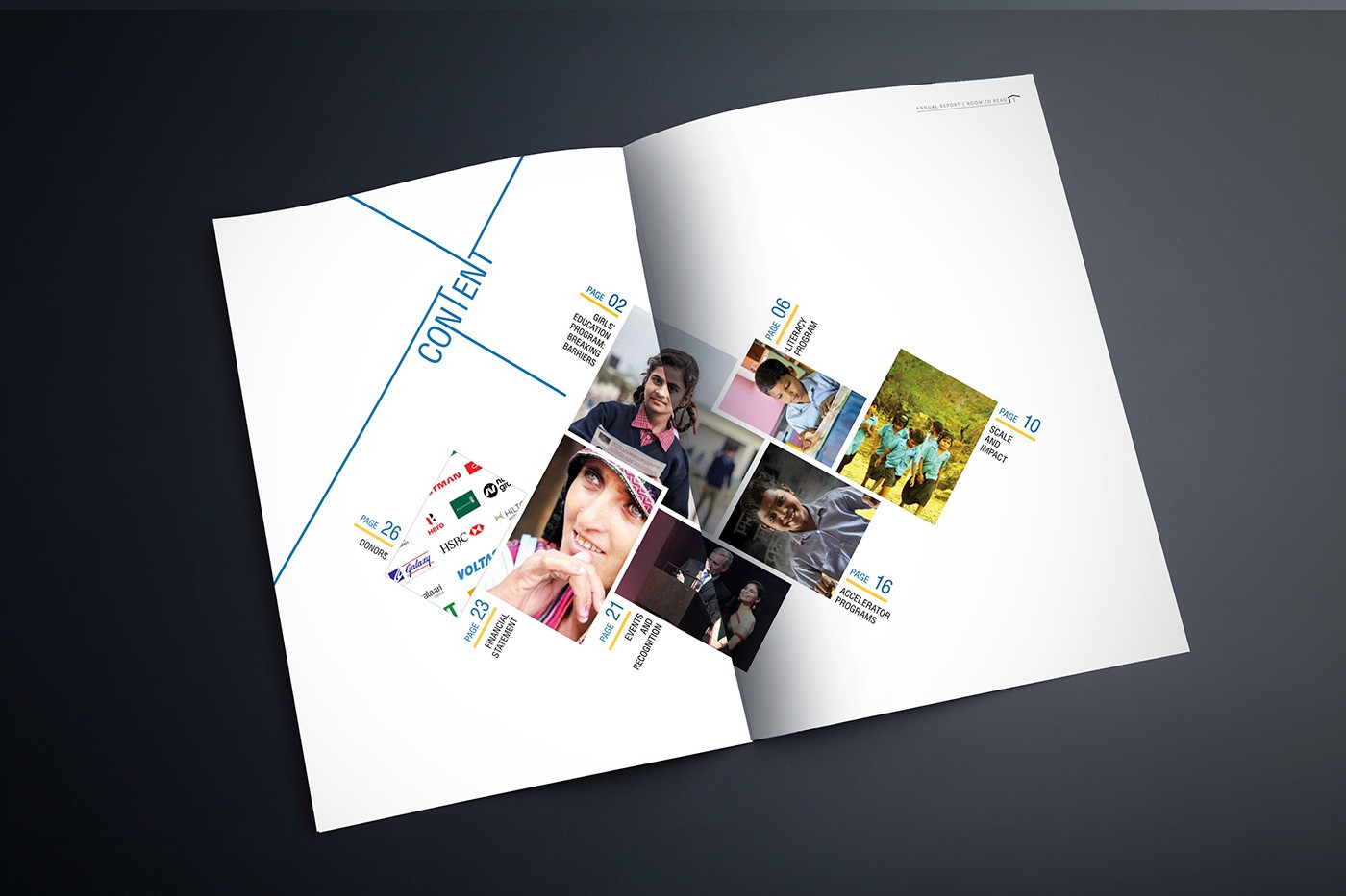 Room to Read annual report and GEP brochure, image 3