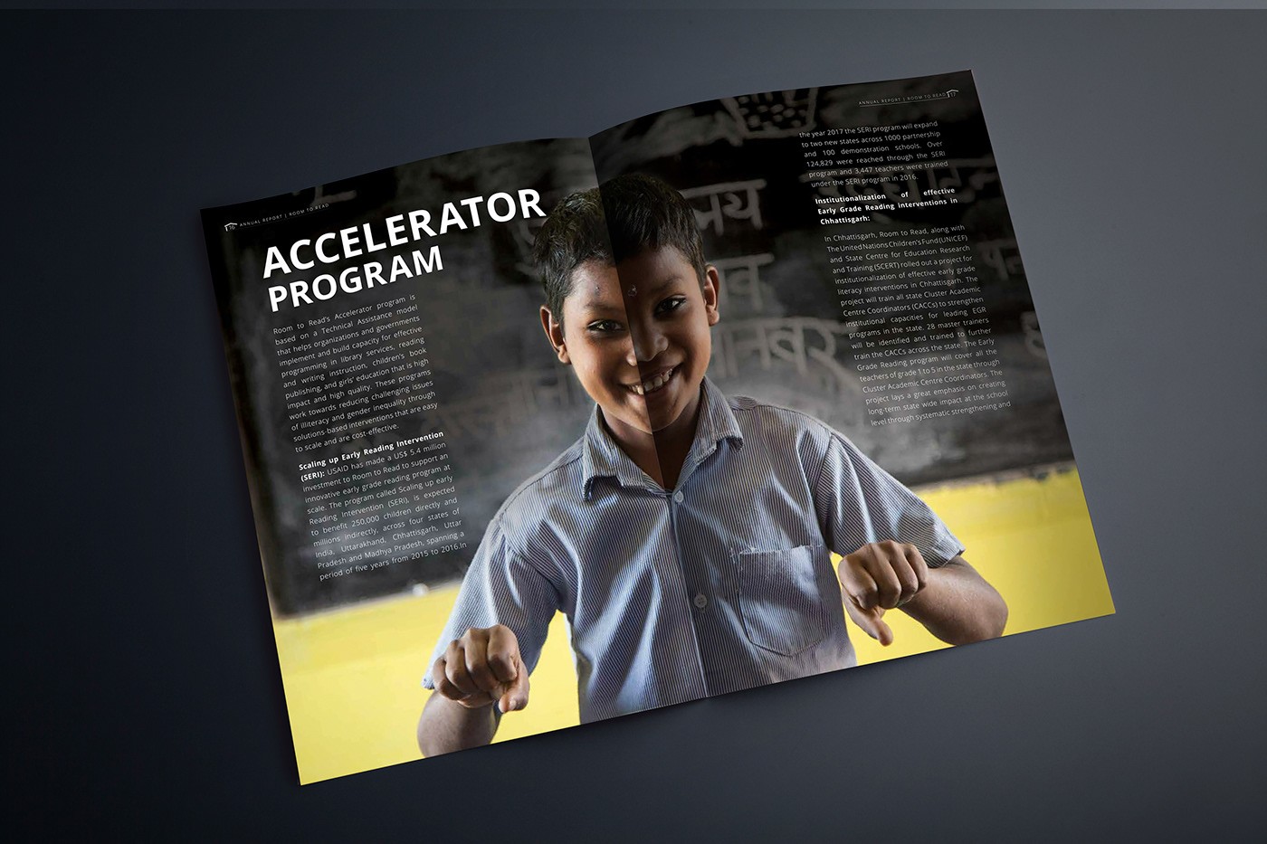 Room to Read annual report and GEP brochure, image 6