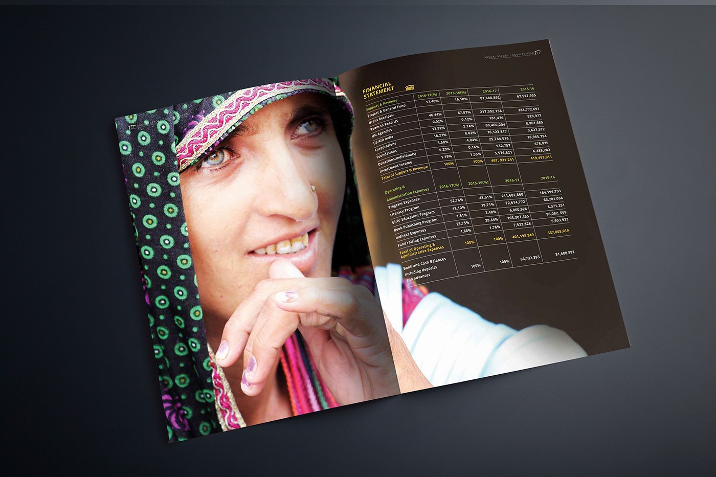 Room to Read annual report and GEP brochure, image 7