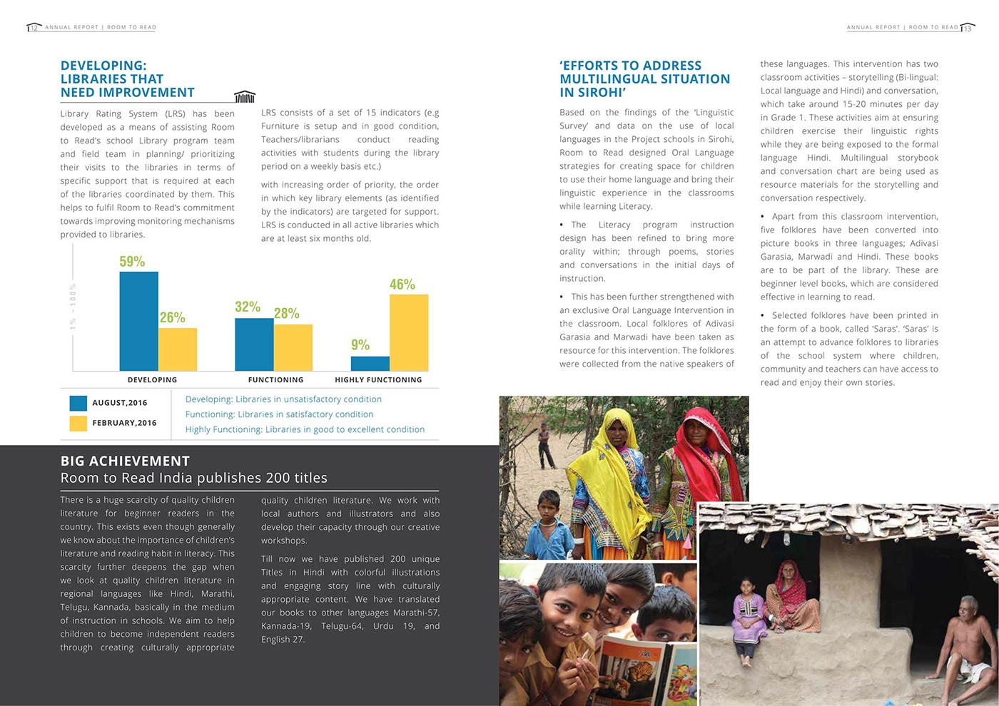 Room to Read annual report and GEP brochure, image 13