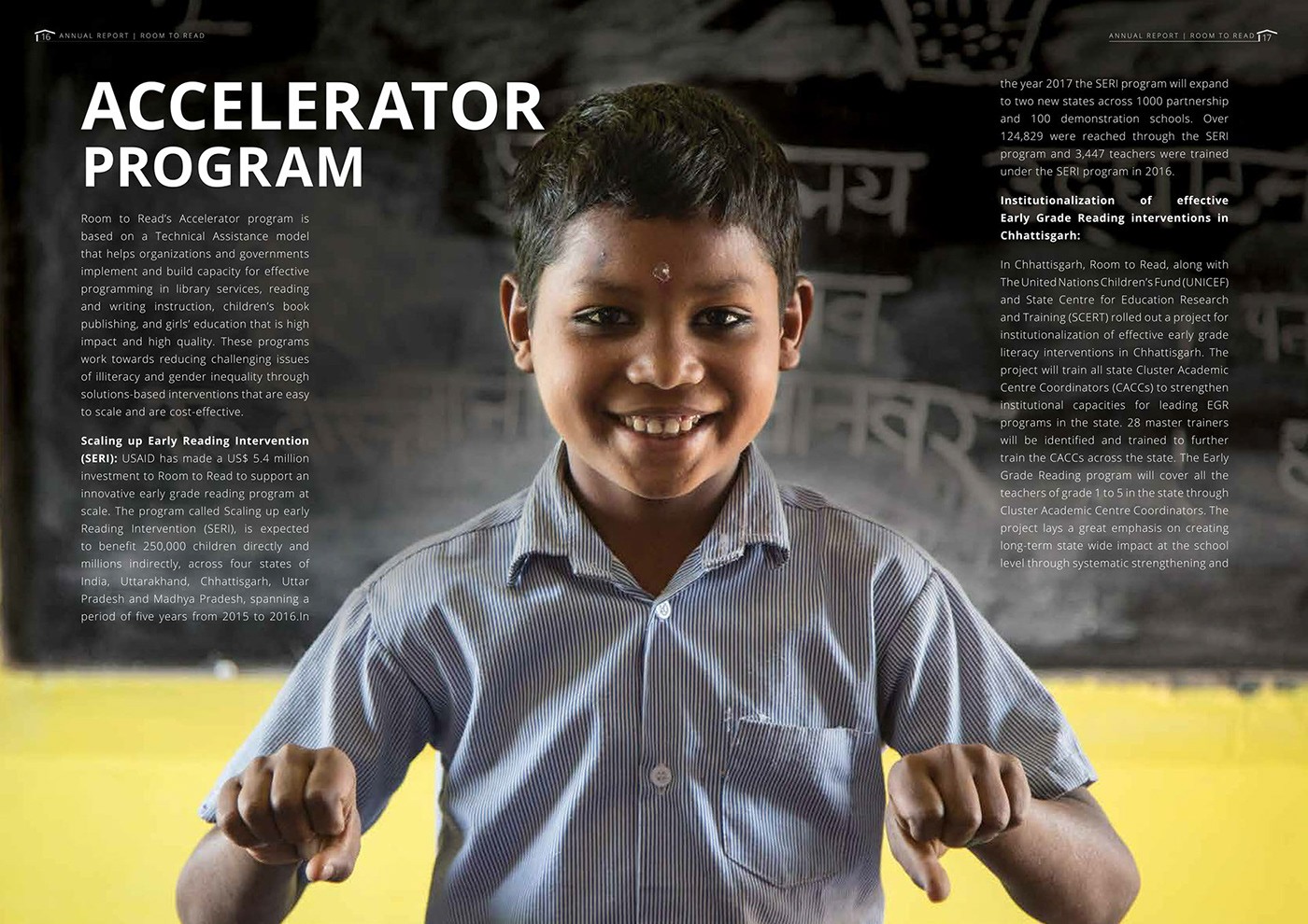 Room to Read annual report and GEP brochure, image 15