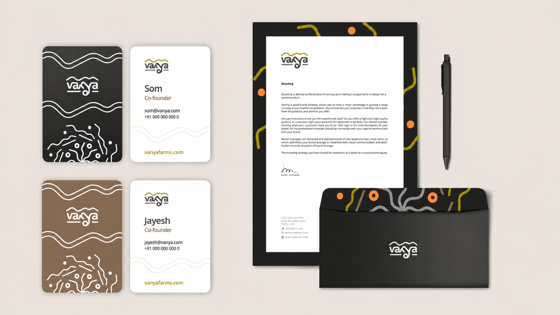 Vanya brand identity, image 14